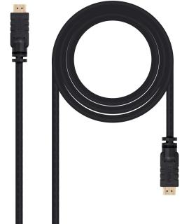 Nanocable Cable HDMI v1.4 con Repetidor Macho a HDMI v1.4 Macho 15m - Alta Velocidad - Color Negro