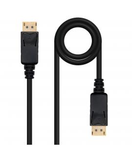 Nanocable Cable Displayport - DPM-DPM - 0.5m - Color Negro