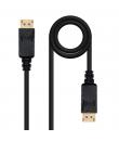 Nanocable Cable DisplayPort Macho a DisplayPort Macho 3m - Color Negro