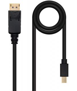 Nanocable Cable Mini DP Macho a DisplayPort Macho 2m - Color Negro