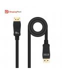 Nanocable Cable Displayport 1.4 Certif. Vesa DPM-DPM 0.5m - Color Negro