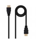 Nanocable Cable HDMI v2.0 Macho a HDMI v2.0 Macho 0.50m - 4K@60Hz 18Gbps - Color Negro