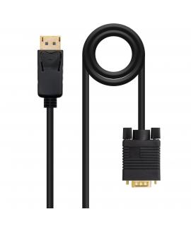 Nanocable Cable Conversor DisplayPort Macho a VGA Macho 2m - Color Negro