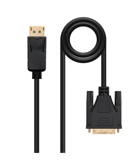 Nanocable Cable Conversor Displayport/M A Dvi/M - 1.0m - Color Negro