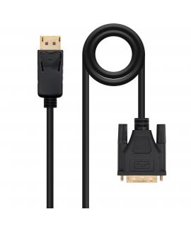 Nanocable Cable Conversor DisplayPort Macho a DVI Macho 2m - Color Negro