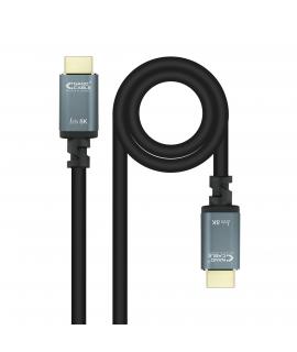 Nanocable Cable HDMI 2.1 IRIS 8K Macho a HDMI 2.1 IRIS 8K Macho 3m - Color Negro