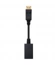 Nanocable Conversor DisplayPort a HDMI - DP/M-HDMI A/H - 15 cm - Color Negro