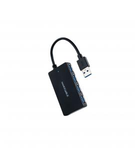 Nanocable Hub USB-A 3.0 con 4x USB-A 3.0 - Cable de 0.15m