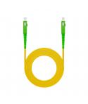 Nanocable Cable Fibra SC/APC-SC/APC Monomodo LSZH 5m - Color Amarillo