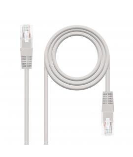 Nanocable Cable de Red Latiguillo RJ45 Cat.6 UTP AWG24 2m - Color Gris