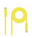 Nanocable Cable de Red Latiguillo RJ45 LSZH Cat.6a UTP AWG24 0.50m - Color Amarillo