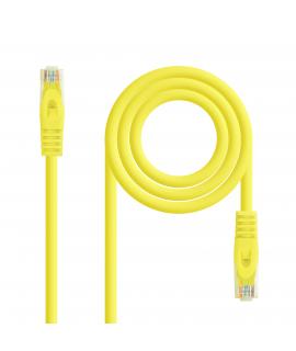 Nanocable Cable de Red Latiguillo RJ45 LSZH Cat.6a UTP AWG24 0.50m - Color Amarillo