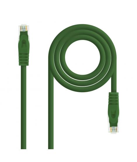 Nanocable Cable de Red Latiguillo RJ45 LSZH Cat.6a UTP AWG24 1m - Color Verde