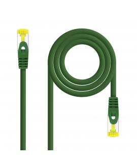 Nanocable Cable de Red Latiguillo RJ45 LSZH Cat.6a SFTP AWG26 3m - Color Verde