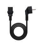 Nanocable Cable de Alimentacion CPU - Shucko CEE7 Macho a C-13 Hembra 3m - Color Negro