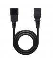 Nanocable Cable de Alimentacion CPU C13 Hembra a C14 Macho 1.50m - Color Negro