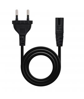 Nanocable Cable de Alimentacion Forma 8 CEE7/16 Macho a C7 Hembra 1.50m - Color Negro