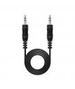 Nanocable Cable Audio Estereo Jack 3.5mm Macho a Jack 3.5mm Macho 3m - Color Negro