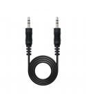 Nanocable Cable Audio Estereo Jack 3.5mm Macho a Jack 3.5mm Macho 5m - Color Negro