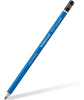 Staedtler Mars Lumograph 100 Lapiz de Grafito Hexagonal - Mina 10B - Resistencia a la Rotura - Madera de Bosques Sostenibles