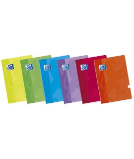 Oxford Classic Pack de 10 Libretas Grapadas Formato A5+ Cuadriculado 4x4mm - 48 Hojas con Margen - Tapa Blanda Plastificada - Co