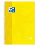 Oxford Europeanbook 1 Cuaderno Espiral Formato A4+ Cuadriculado 5x5mm - 80 Hojas - Banda de Color - Tapa Extradura Brillante - C