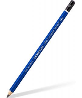 Staedtler Mars Lumograph Aquarell 100A Lapiz de Grafito - Mina 4B - Resistencia a la Rotura - Madera de Bosques Sostenibles