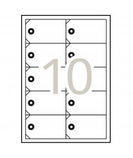Apli Etiquetas Colgantes Imprimibles 98 x 57mm 10 Hojas