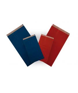 Apli Pack de 250 Sobres Kraft 18x32x6cm - Papel Kraft 50g/m² - Reutilizables y Reciclables - Color Rojo