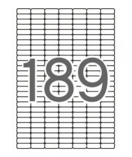 Apli Etiquetas Blancas Removibles 25.4 x 10.0mm 25 Hojas