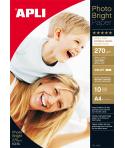 Apli Papel Fotografico Photobright Doble Cara A4 270g 10 Hojas