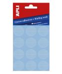Apli Pack de Cierres Adhesivos Transparentes Ø 25mm - Microperforados - Adhesivo Permanente