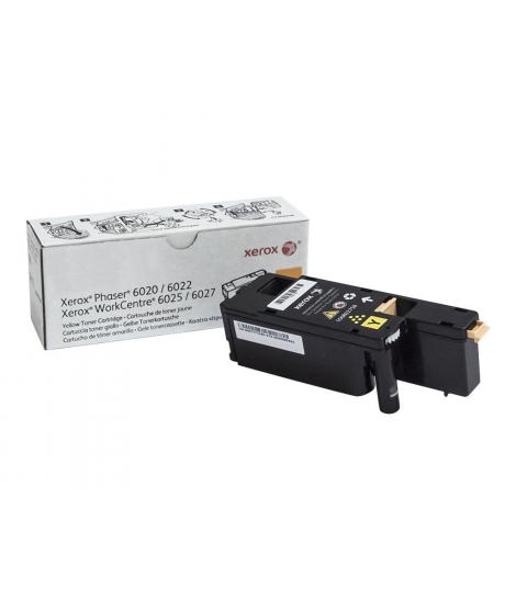 Xerox Phaser 6020/6022 Amarillo Cartucho de Toner Original - 106R02758