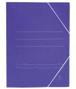 Mariola Carpeta de Carton Sencilla Folio 500gr/m2 - Medidas 34x25x1cm - Cierre con Goma Elastica - Color Azul mate