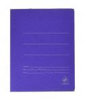 Mariola Carpeta de Carton con Bolsa Folio 500gr/m2 - Medidas 34x25x1cm - Cierre con Goma Elastica - Color Azul Mate