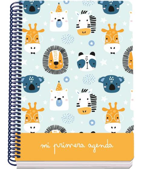 Dohe Agenda Infantil Espiral A5 Perpetua - Interior Perpetuo - 120 Hojas 70g/m2 - Cubierta de Cartulina Impresa Plastificada - T