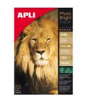 Apli Papel Fotografico Photobright 10 x 15 cm 240g 100 Hojas