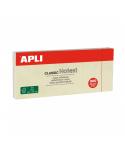 Apli Classic 3 Blocs de 100 Notas Adhesivas 40 x 50 mm - Color Amarillo