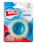 Apli Cinta Adhesiva Crystal - 19mm x 33m - Transparente y Resistente