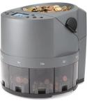 Safescan 1450 Eur Contadora y Clasificadora Automatica de Monedas - Cuenta y Clasifica 500 Monedas por Minuto - Funcion de