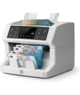 Safescan 2850 Contadora Automatica de Billetes - Deteccion Billetes Falsos en 3 Puntos - Pantalla Tactil y Menu Multilingüe - No