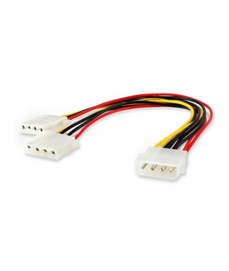 Equip Cable Duplicador IDE Alimentacion ATX Conector Molex 5.25 x2