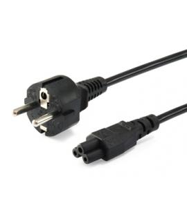 Equip Cable de Alimentacion C5 a Schuko HembraMacho - Longitud 1.8m - Color Negro