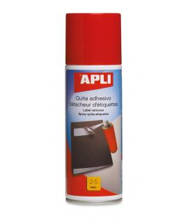 Apli Spray Quita Adhesivo - 200ml - Elimina Facilmente Residuos de Adhesivo y Pegamento en Madera, Ceramica, Cristal, Metal y