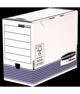 Bankers Box Caja de Archivos Tamaño A4 Fastfold - Montaje Automatico - Certificacion FSC - Dimensiones Internas 26x15x31.50cm - 