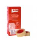 Apli Pack de 8 Cintas Adhesivas Transparente 19 mm x 33 m