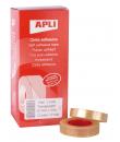 Apli Cinta Adhesiva Transparente 12mm x 33m - Resistente al Agua y a la Intemperie - Facil de Cortar y Aplicar - Ideal para Manu