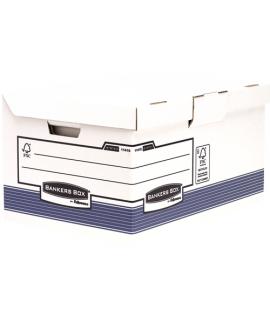 Fellowes Bankers Box Maxi Contenedor de Archivos - Tapa Fija - Montaje Automatico Fastfold - Carton Reciclado Certificacion