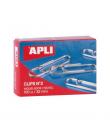 Apli Pack de 100 Clips Niquelados Nº2 32mm