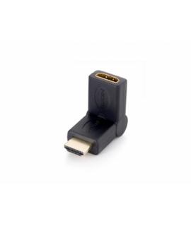 Equip Adaptador HDMI Tipo A Macho a HDMI Tipo A Hembra Plegable - Conectores Dorados